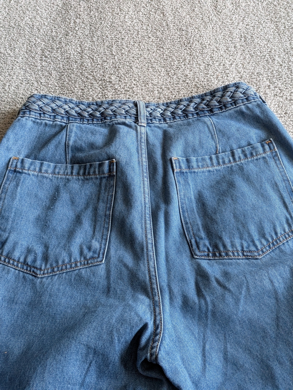 H&M Light Blue Wide Leg Flare Jeans - Picture 6 of 6